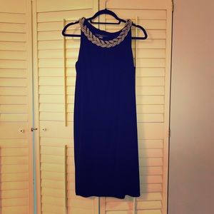 Donna Ricco | Party dress with gorgeous collar.